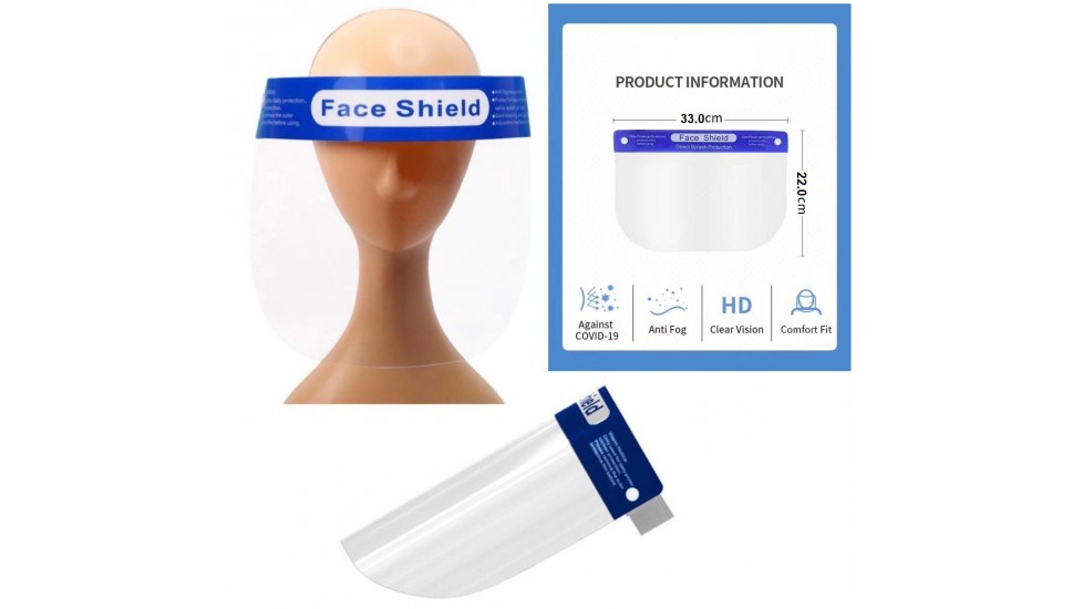 Visière de protection Face Shield (Paquet de 10)